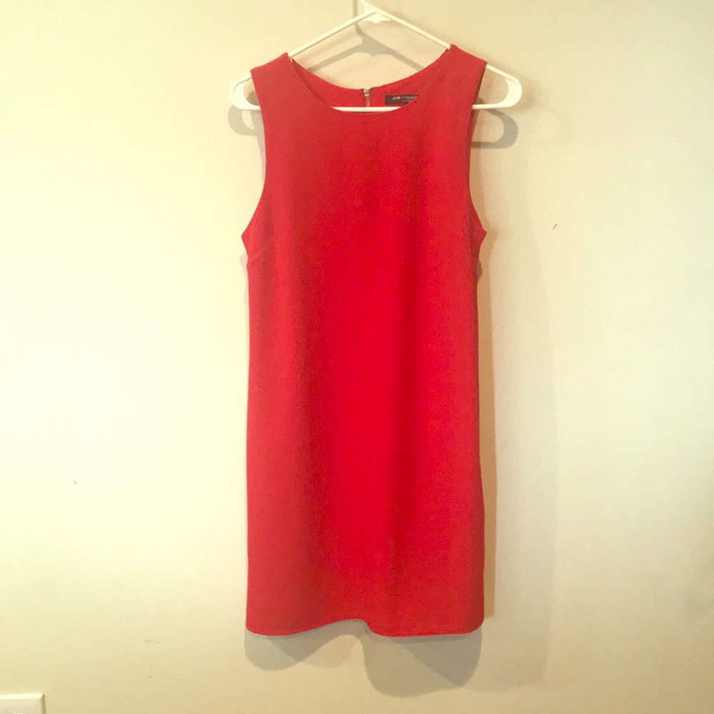 Short red dress